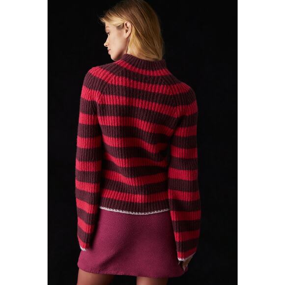 Maeve Striped Turtleneck Sweater -  XS New - Picture 3 of 8